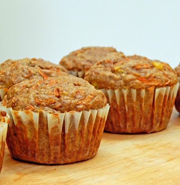 WW Pineapple & Carrot Muffins
