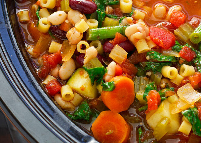 CROCKPOT MINESTRONE SOUP