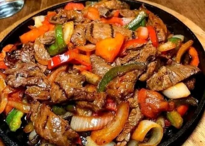 STEAK FAJITAS RECEIPE