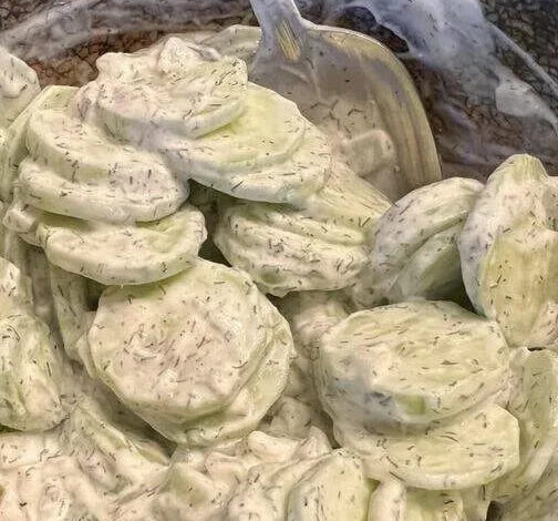 Creamy Cucumber Salad – WW (Weight Watchers) Freestyle