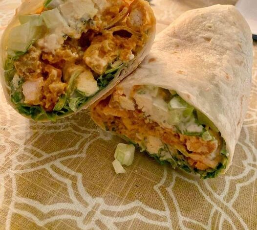 Buffalo Chicken Folded Wrap