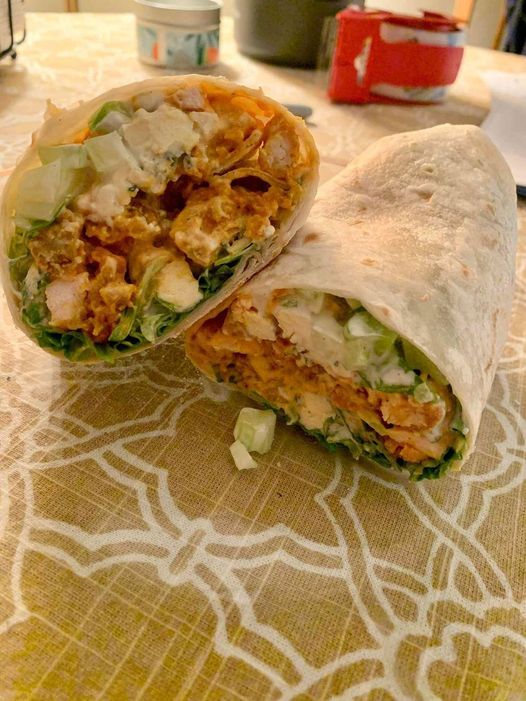 Buffalo Chicken Folded Wrap