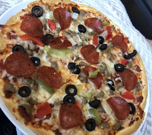 Weight Watcher 9 point pizza