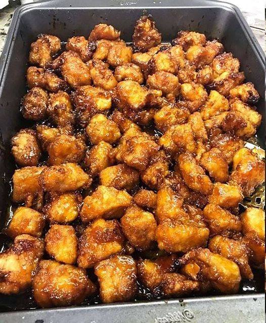 Baked sweet and sour chicken: