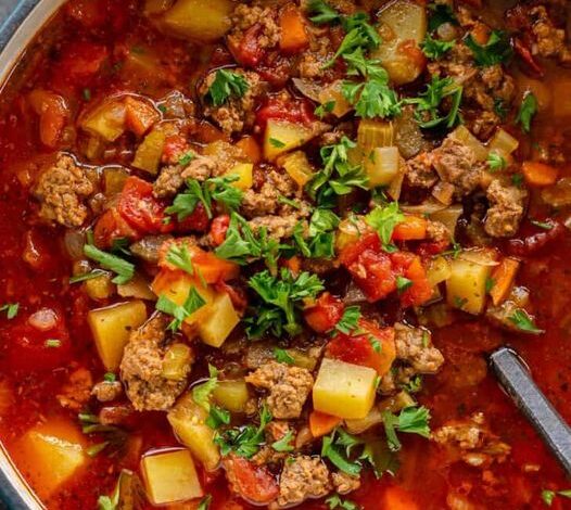 Hamburger Soup Recipe