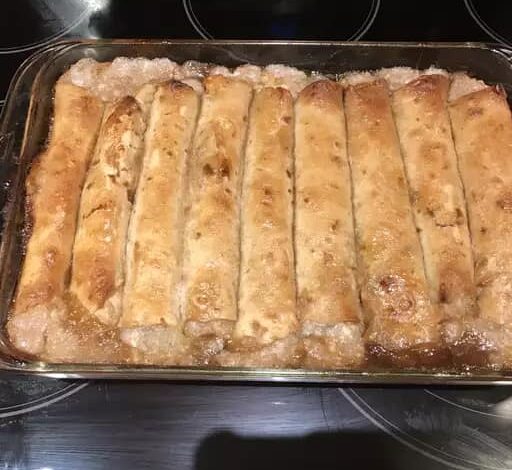 Apple Enchilada Dessert