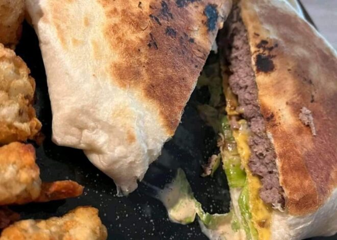 Cheeseburger Crunch Wrap