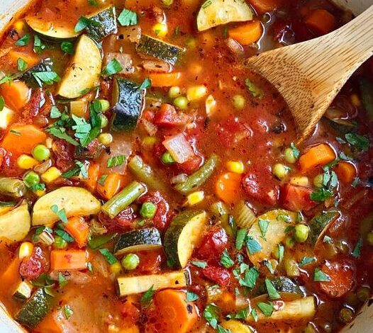 Loaded Vegetable Soup