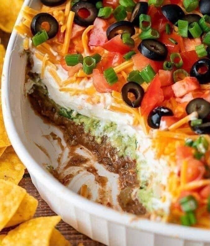 Weight Watchers Seven Layer Dip!