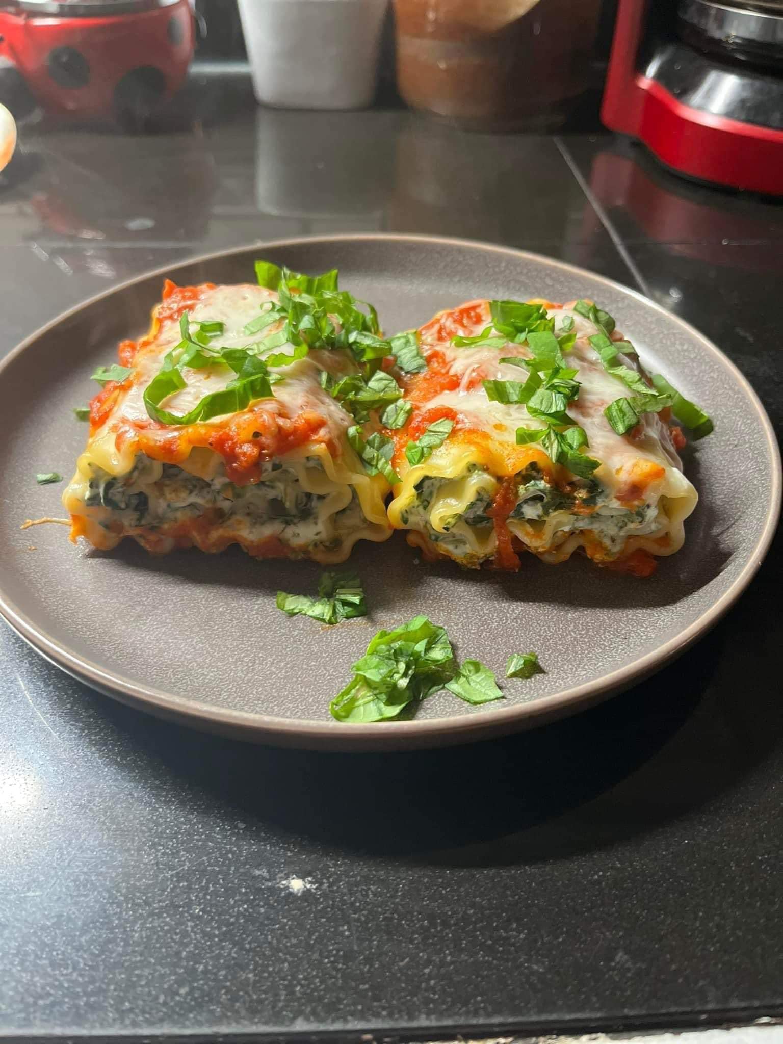 Lasagna Rolls with Vegetables