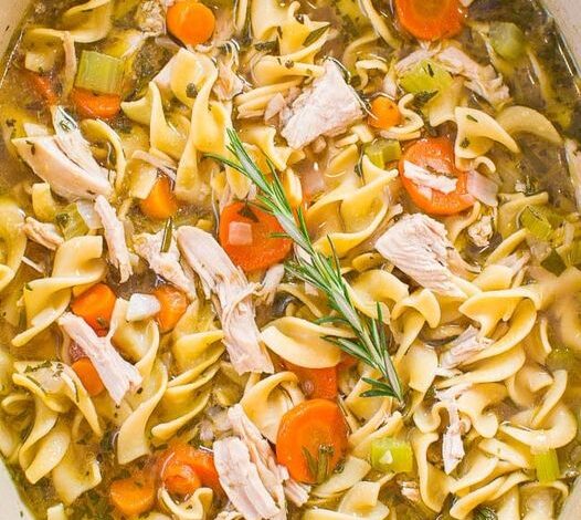 Homemade Turkey Noodle Soup