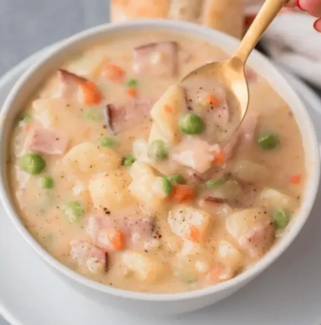 Leftover Ham Soup With Potato