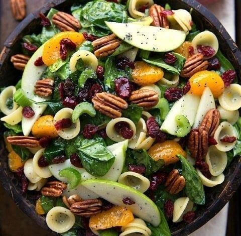 Weight Watchers Ensalada con Manzanas y Nueces: