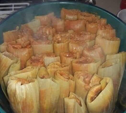 Cranberry Turkey and Squash Tamales