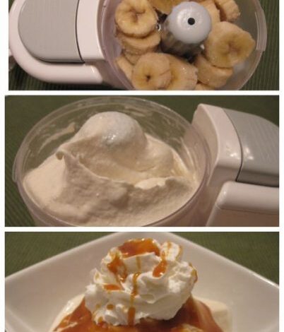 Weight watchers  Banana “Ice Cream”
