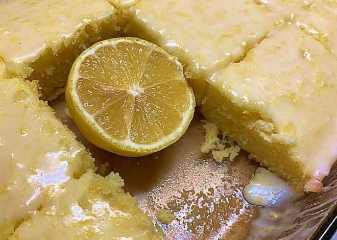 Weight Watchers Lemony Cream Cheese Dessert Bars: