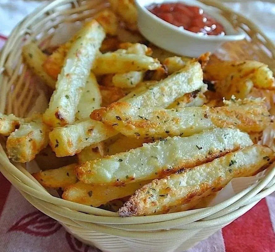 Air Fryer Garlic Parmesan Keto Fries Recipe – Yummly Bowls Recipes