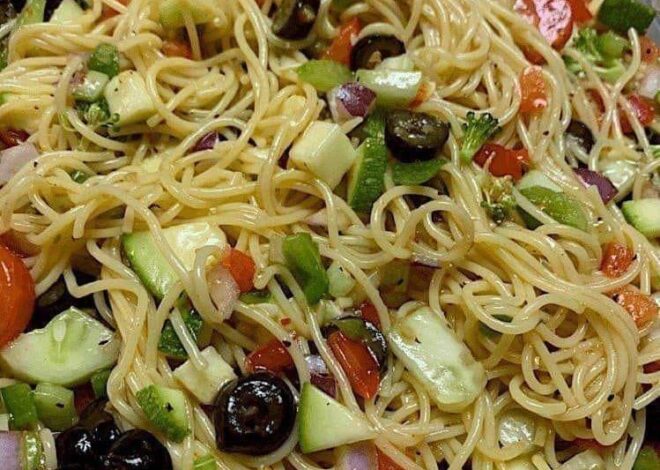 Keto Spaghetti Salad