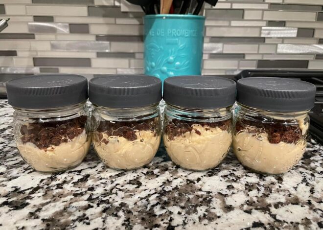 Peanut Butter Cheesecake Jars