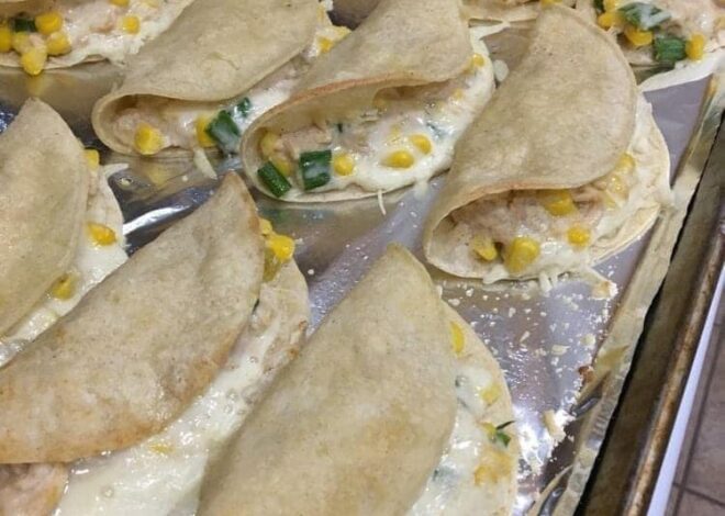 White chicken chili tacos