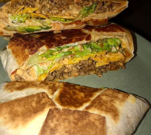 Cheeseburger Crunch Wrap
