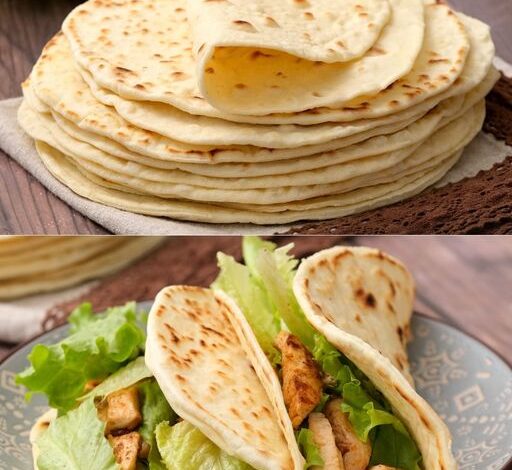 Weight Watchers Homemade Flour Tortillas