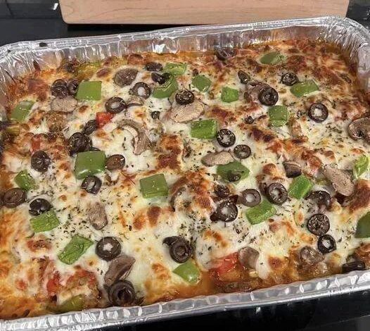 Crustless Pizza Bake