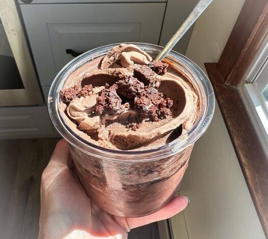 Brownie Batter Protein Ice Cream