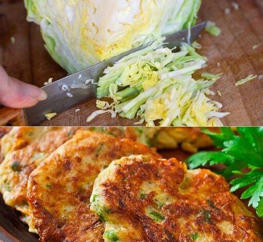 Vegan Cabbage Fritters