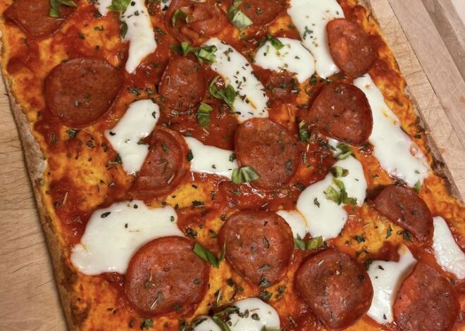 Weight Watchers-Friendly Lavash Pizza