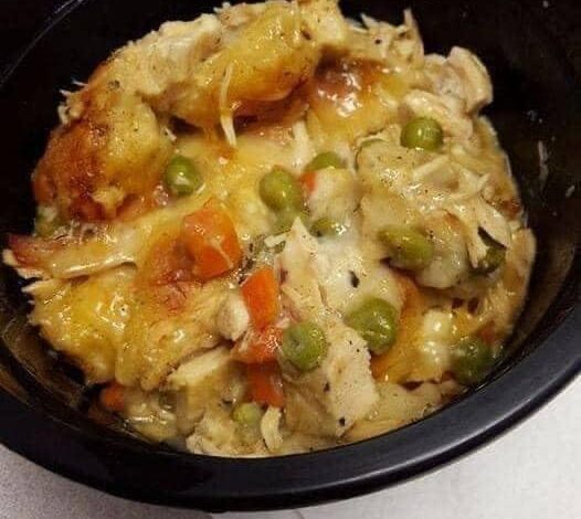 Home Made Bubble Up Chicken Pot Pie