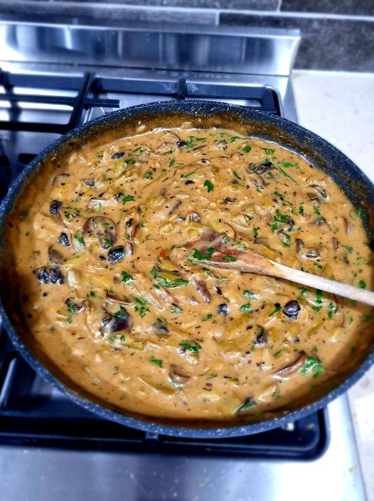 Vegan Mushroom Stroganoff
