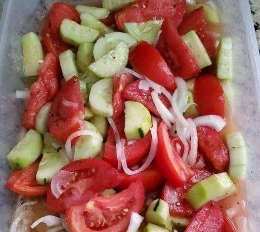 Cucumber Tomato Salad