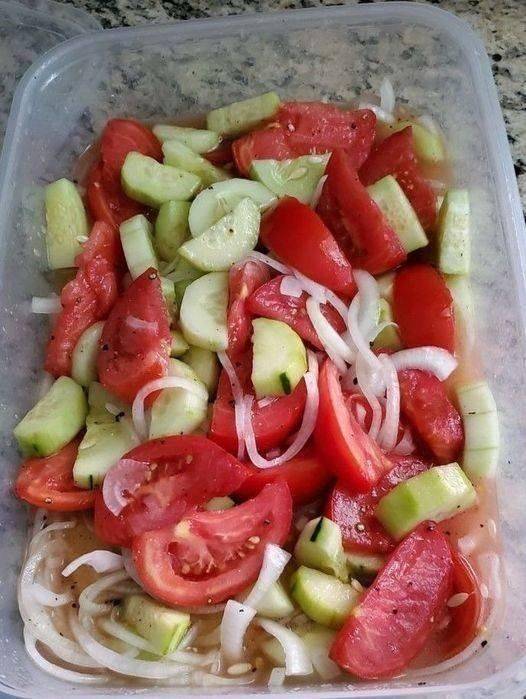 Cucumber Tomato Salad