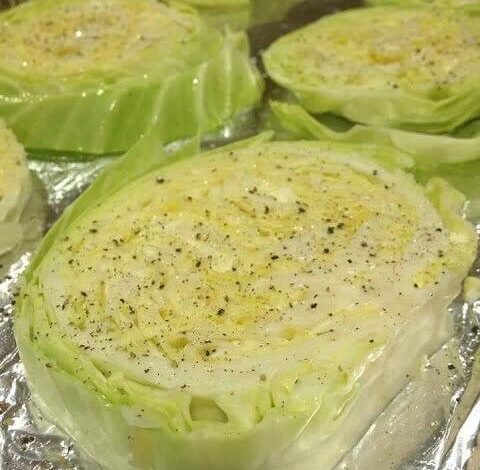 Keto Roasted Cabbage Steaks