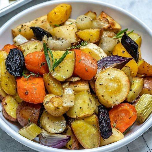 Rosemary Roasted Root Vegetables!