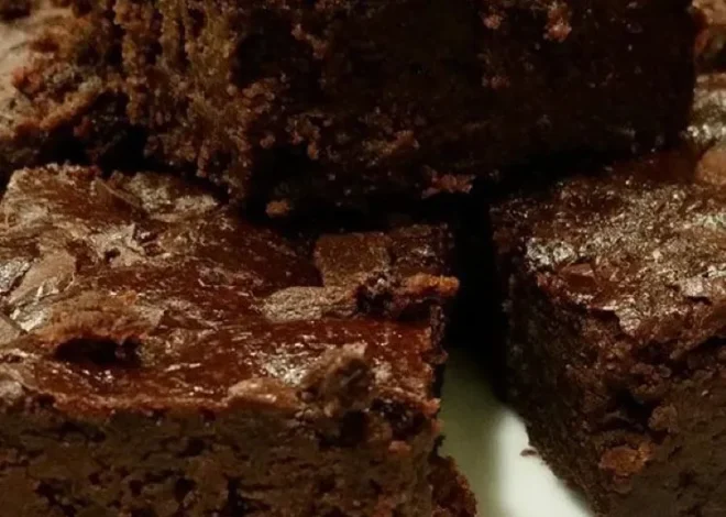 Weight Watchers low point chocolate fudge brownies
