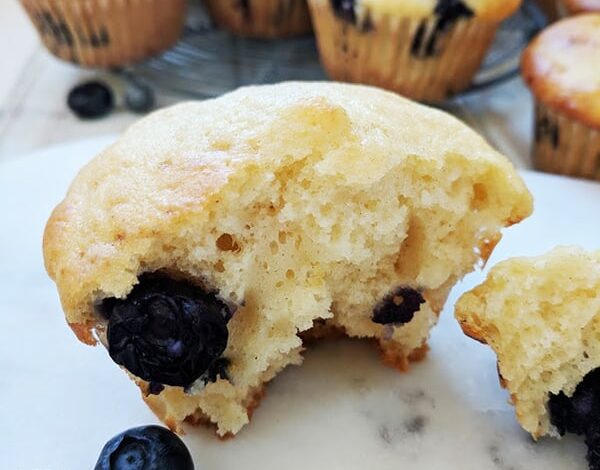 Healthy Blueberry Muffins