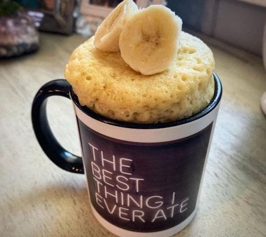 “Weight Watchers Banana Bread Muffin in a Mug.”