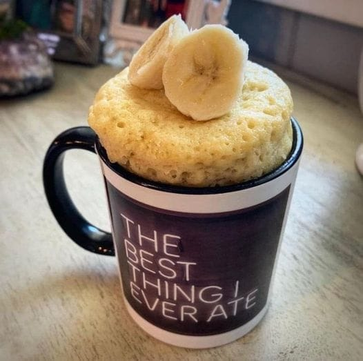 “Weight Watchers Banana Bread Muffin in a Mug.”