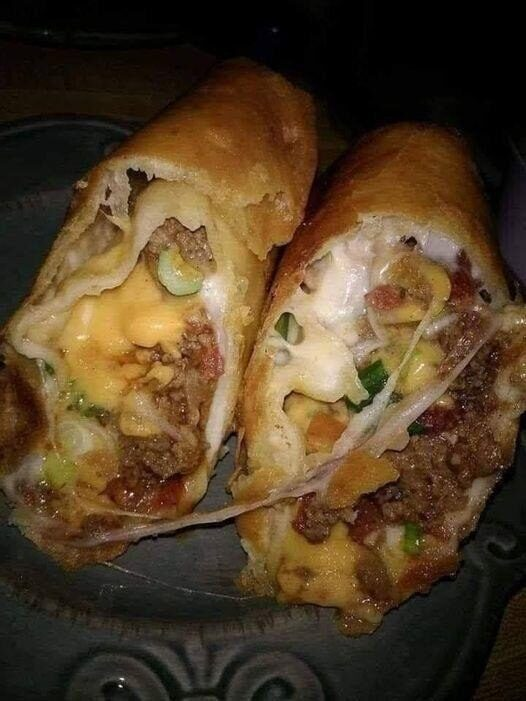 Keto Mexican chimichangas