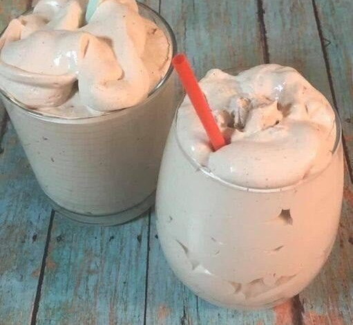 keto-friendly chocolate frosty